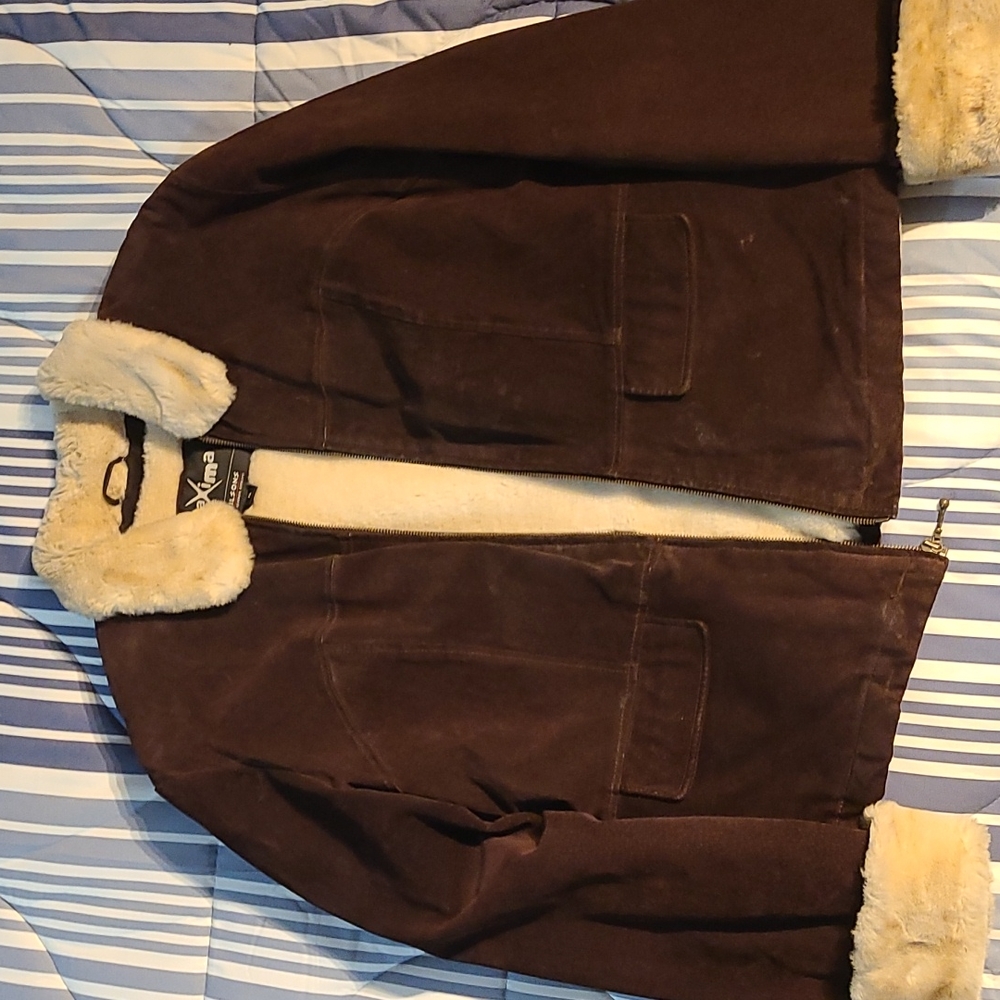 Brown leather Wilson's jacket